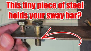 How to fix a stripped sway bar bolt hole Retap Use a Rivet Nut Part 1 [upl. by Vyse155]