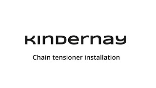 Kindernay Tech videos  Chain tensioner installation [upl. by Hgieliak]