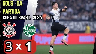 Gols de Corinthians x Juventude  Copa do Brasil 2024 [upl. by Ilatfen788]