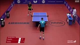 Felix Köhler GER vs Tobias Hippler GER  R16  2020 Düsseldorf Masters 2 [upl. by Sukramaj]