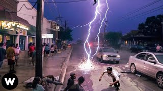 Most Dangerous Lightning Strikes Caught on Camera Went Horribly Wrong [upl. by Leak]