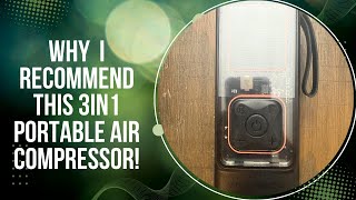 Review of 3in1 Portable Air Compressor [upl. by Alekal33]