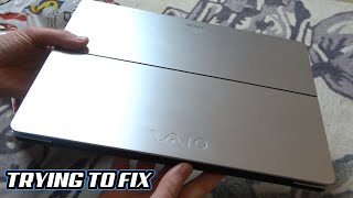 A Lovely Sony Vaio Z Flip Laptop that Doesnt Power Up  Trying to FIX [upl. by Llednol425]