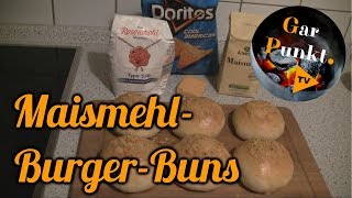 MaismehlBurgerBuns  GarPunktTV 10  Backrezept [upl. by Sternick952]