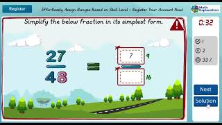 Simplifying fractions  Math Explanation [upl. by Rangel]