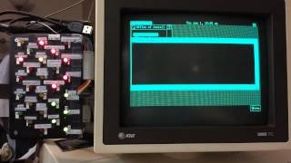 MFM Hard Drive Diagnostic  ATampT Unix PC  Shutdown [upl. by Selia70]