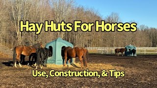 Comprehensive Guide Using Hay Huts for Horses Use Benefits Construction and Tips [upl. by Blunk]