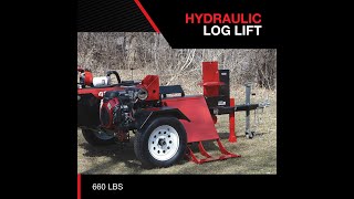 NorthStar Horizontal Log Splitter 42 Ton with log lift Part  11967 [upl. by Eimorej]