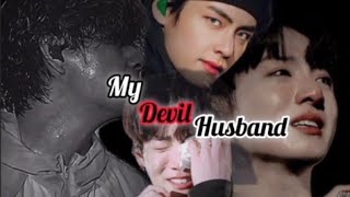 Devil 😈 husband part8 Taekook ff in Urdu taehyungff jungkook ot7 [upl. by Nellac]