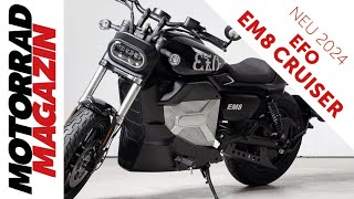 Cooler Stromer – EFO EM8 Cruiser mit satter Leistung und zum günstigen Preis [upl. by Sherline]