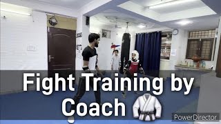 Taekwondo Fight Training by Coach  Fighting Tips [upl. by Animahs]