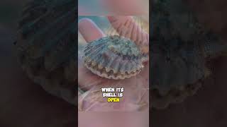 Scallops have 200 eyes within their shells  shortvideo scallops [upl. by Enilrahc]