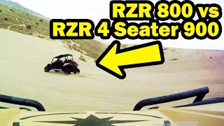 RZR 800 vs RZR 900 4 Seater  Hill Race [upl. by Tudor]