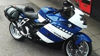 BMW K1200S review  road test Cant stop laughing towards the end [upl. by Gorlicki]