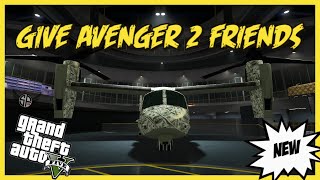 EASY FAST GIVE AVENGER 2 FRIENDS GLITCH NO ARENA WAR  GTA5ONLINE  PATCH 169 [upl. by Oyek]