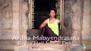 How To Ardha Matsyendrasana Sitting Half Spinal Twist [upl. by Fabio]