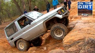 Toyota Land Cruiser Climbing Hectic Rock Steps  4x4 4WD [upl. by Pantin761]