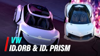 VW IDORB and IDPRISM EV Design Studies From The Future [upl. by Aicirtam248]