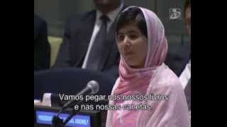 Malala Yousafzai faz discurso na ONU por educação [upl. by Conger]