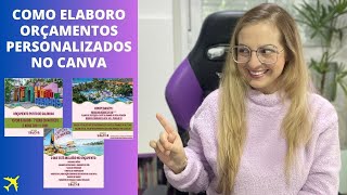 COMO FAZER UM ORÇAMENTO PERSONALIZADO AGÊNCIA DE VIAGENS [upl. by Rema]