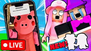 Playing Piggy FAKE Android Games  Announcement [upl. by Besse]