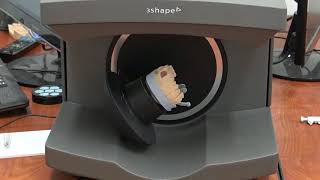 Dental Lab Life Scanning a Crown in 3Shape [upl. by Natsud]