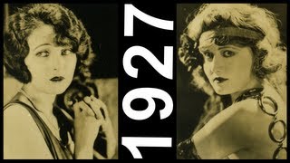 Top Roaring 20s Movie Stars  Downton Abbey Hair 1920s Fashion Finger Waves Hairstyles Cig Cards [upl. by Suoicerp]