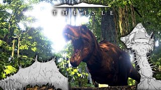 The Isle  TREE TOWERS HUMAN STRUCTURES PREVIEW amp SUB ADULT REX PROGRESSION  HYPO GORE  Gameplay [upl. by Tadeo]