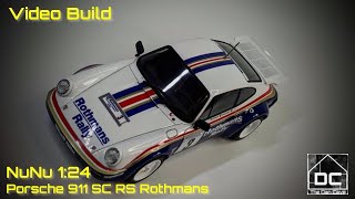 NuNu 124 Porsche 911 SC RS Rothmans  Full Video [upl. by Nichola]