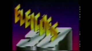 Vinheta Eleições 1990 2a Versão Rede Globo 1990 [upl. by Scotney358]