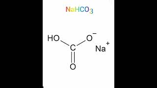 Sodium bicarbonate formula ।formula chemistry viral video shorts youtube shorts । [upl. by Ys27]