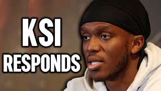 KSI RESPONDS To Being Cancelled On Camera [upl. by Ajad]