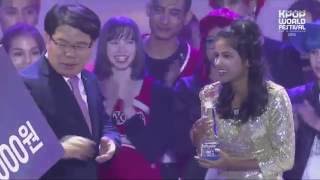 Kpop World Festival EXCELLENT VOCAL AWARD WINNER INDIAPRIYANKA [upl. by Salman]