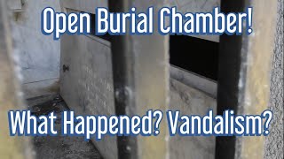 Open Mausoleum Burial Chamber What Happened Vandalism Hills Of Eternity Memorial Park [upl. by Etterrag51]