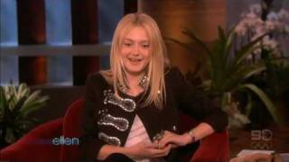 Dakota Fannings Interview Ellen [upl. by Attevad]