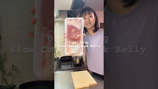 Slow Cooked Pork Belly Using a Ricecooker [upl. by Nyrahs]