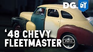 CLASSIC CAR RESTORATION 48 Chevy Fleetmaster Part 1 [upl. by Eillil553]