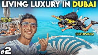 Skydiving amp Spending ₹80000 in Just 1 Day in Dubai [upl. by Raeann]