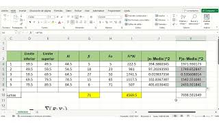 Media aritméticamediana y moda varianza y desviación estándar excel para datos agrupados facilito [upl. by Annayrb]