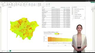 Power Bi London map template of wards by boroughs [upl. by Adachi]