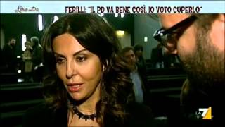 Ferilli «Il Pd va bene così Io voto Cuperlo» [upl. by Iclehc]