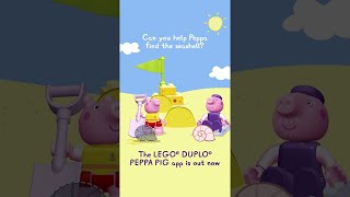 Can You Help Peppa Find The Seashell shorts peppapig LEGODUPLO [upl. by Claudelle220]