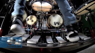 Marco Iannetta plays PDP Concept Series Drums amp Pedals by DW 100 GoPro [upl. by Elpmet]