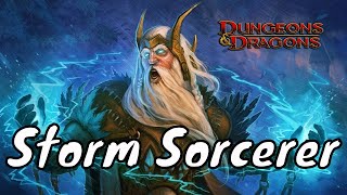 Xanathars Guide to the Storm Sorcerer DampD 5e [upl. by Durwin]