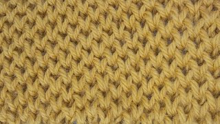 Continental knitting Honeycomb stitch knitting pattern [upl. by Badger681]