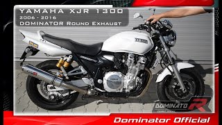 Yamaha XJR 1300 2007  2016 💥 Pure Sound 🔥Exhaust Compilation ⚡ Ride 🔊Dominator Exhaust 🎧HQ 🇵🇱 [upl. by Arracahs]