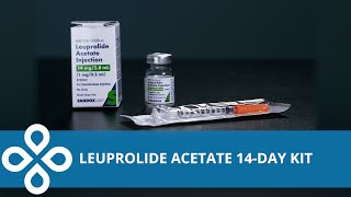 Leuprolide Acetate 14Day Kit Injection Home Demonstration [upl. by Nitaj805]