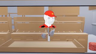 DGENVR  Crypto VR Project  Wrektdonalds Burger Flipping WIP [upl. by Thilda656]