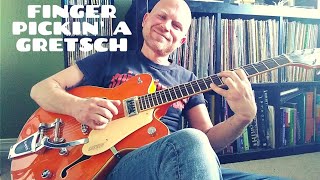 SELENA  GRETSCH 5622T FINGER PICKING [upl. by Airbas]