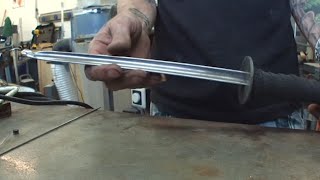 How To Make a Training Rondel Dagger  Knife Making 001 WSW [upl. by Dennard]